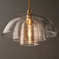 Blom Layered Glass Cloche Pendant Light
