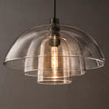 Blom Layered Glass Cloche Pendant Light