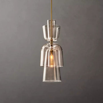 Blom Layered Glass Grand Flute Pendant Light