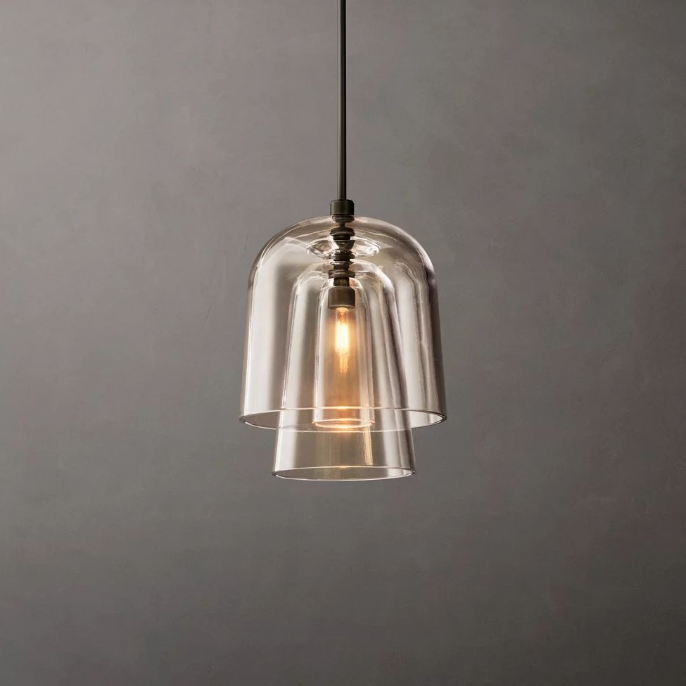 Blom Layered Glass Flute Pendant Light