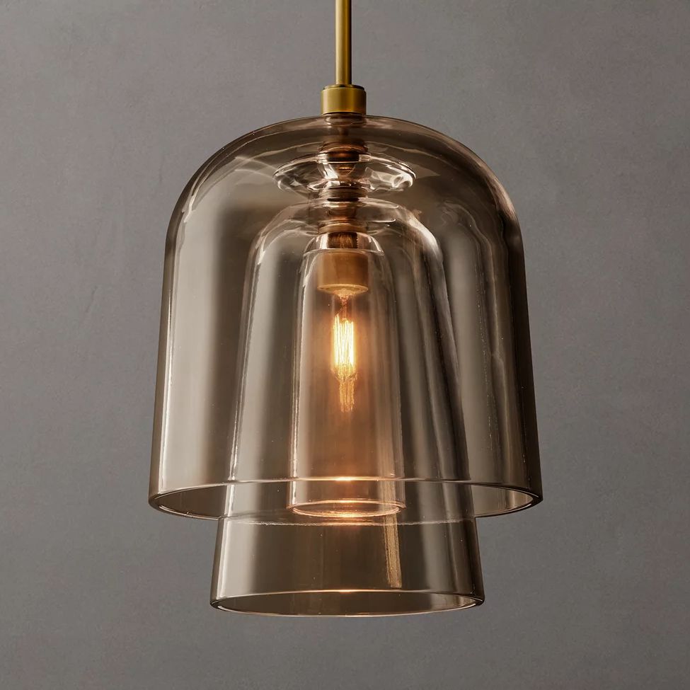 Blom Layered Glass Flute Pendant Light