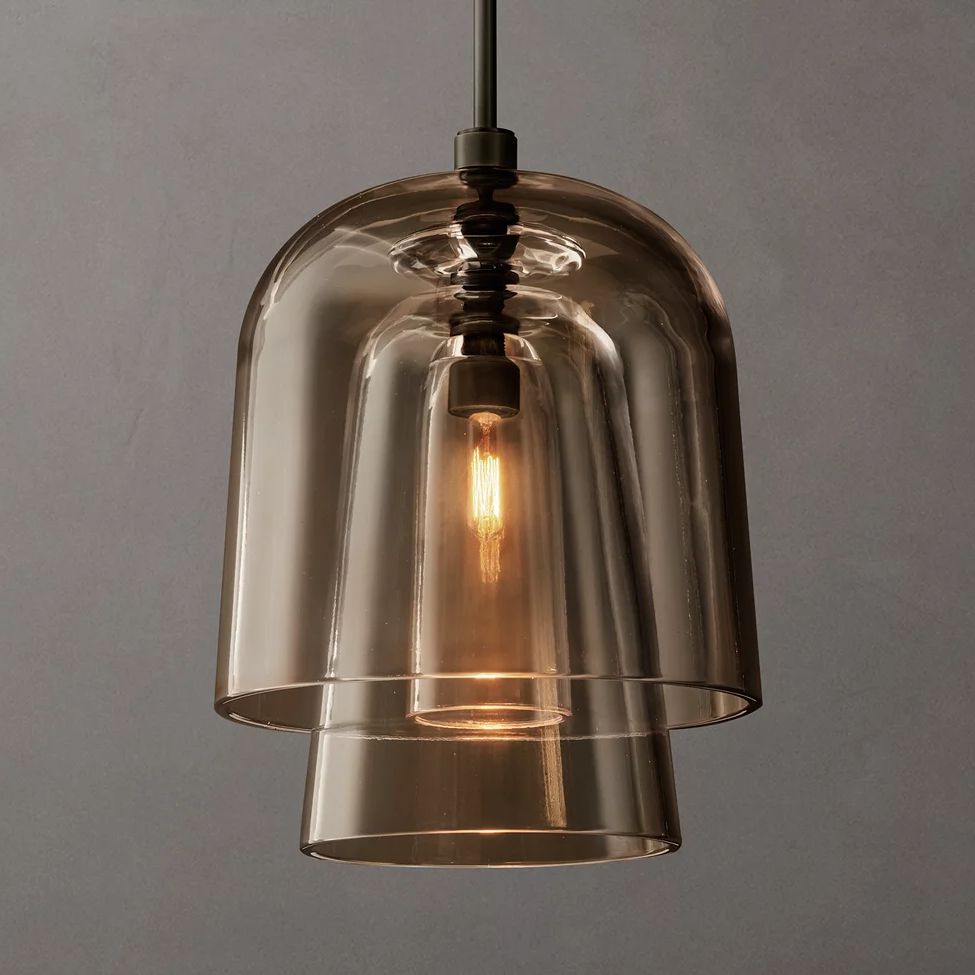Blom Layered Glass Flute Pendant Light