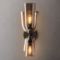 Blom Layered Glass Grand Flute Wall Sconce