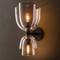 Blom Layered Glass Grand Cloche Wall Sconce