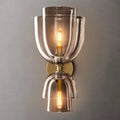 Blom Layered Glass Grand Cloche Wall Sconce