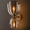 Blom Layered Glass Grand Cloche Wall Sconce