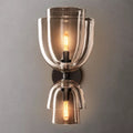 Blom Layered Glass Grand Cloche Wall Sconce