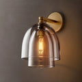 Blom Layered Glass Cloche Wall Sconce