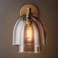 Blom Layered Glass Cloche Wall Sconce