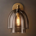 Blom Layered Glass Cloche Wall Sconce
