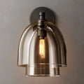 Blom Layered Glass Cloche Wall Sconce