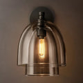 Blom Layered Glass Cloche Wall Sconce