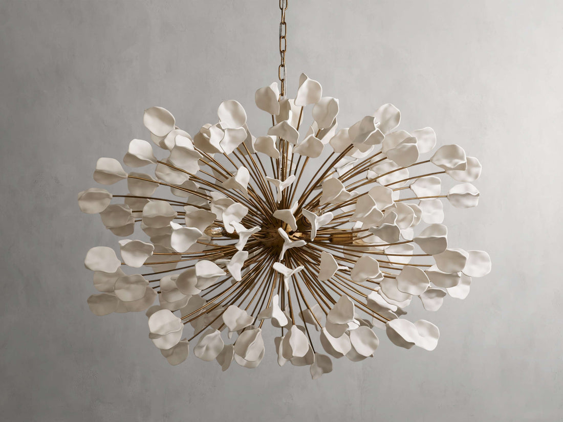 Lunaria Hushed Bloom Round Chandelier