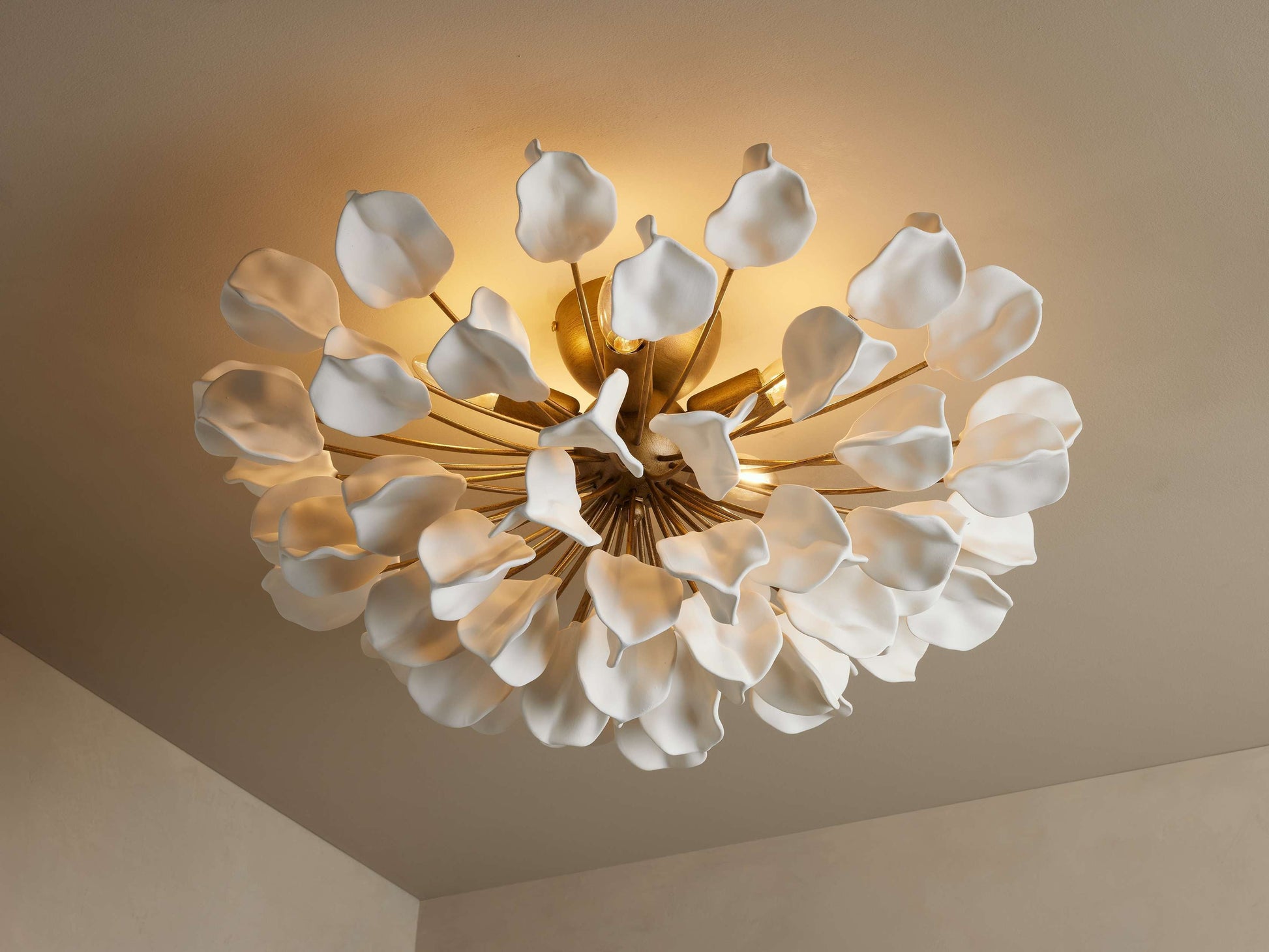 Lunaria Hushed Bloom Flush Mount