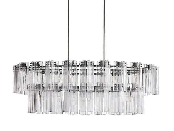 Delsie Oval 51" 63'' 72'' Chandelier - King Lamps