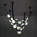 Dew Drops Alabaster Chandelier