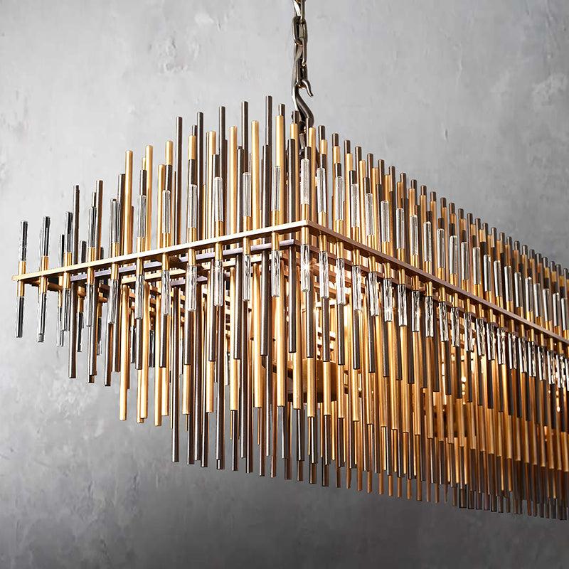 Emily Rectangular Chandelier 54" - King Lamps