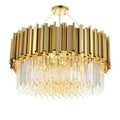 Elian Round Crystal Chandelier-King Lamps