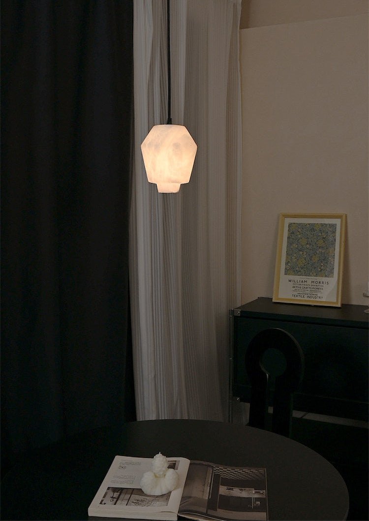 Elvian Alabaster Pendant Light