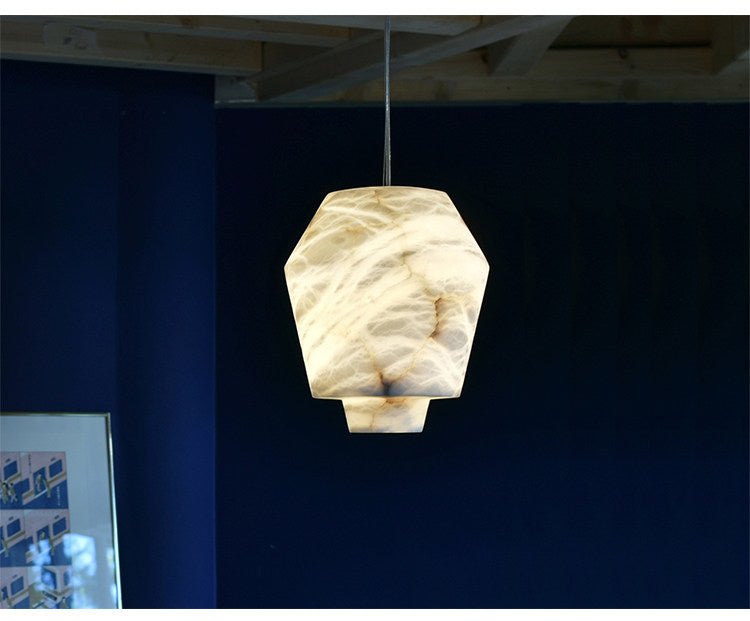 Elvian Alabaster Pendant Light