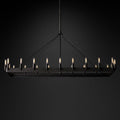 Camino Vintage Filament Rectangle Chandelier 52‘’L - King Lamps