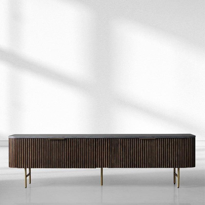 Finnley Low Media Console - King Lamps