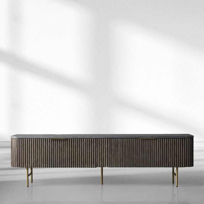 Finnley Low Media Console - King Lamps