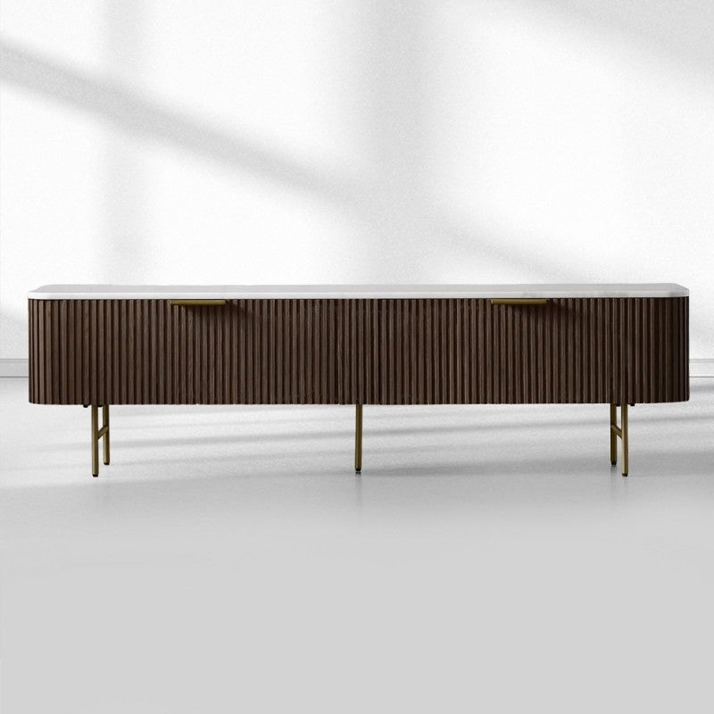 Finnley Low Media Console - King Lamps
