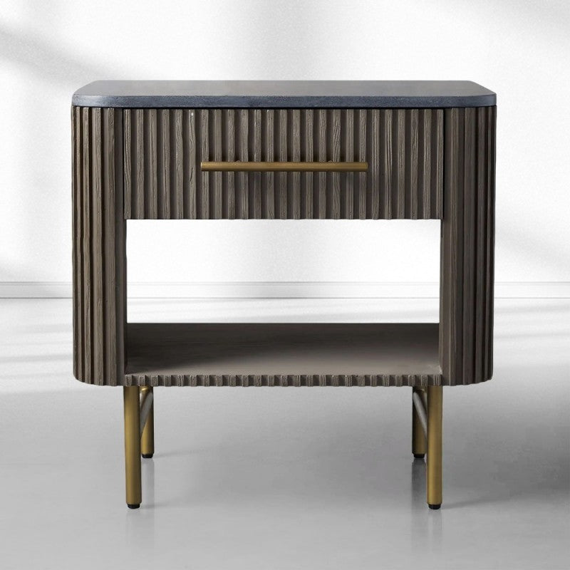 Finnley Open Nightstand - King Lamps
