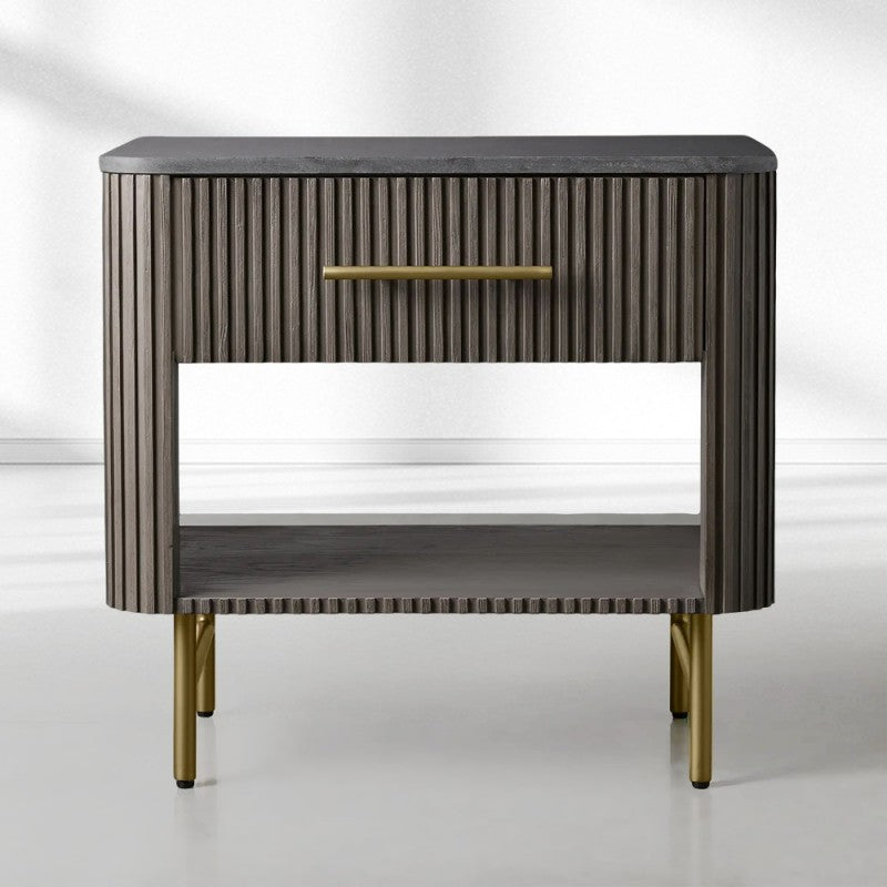 Finnley Open Nightstand - King Lamps