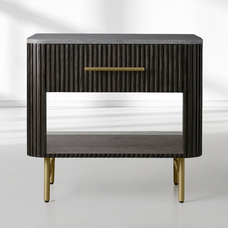 Finnley Open Nightstand - King Lamps