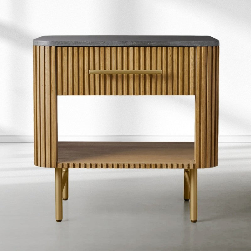 Finnley Open Nightstand - King Lamps