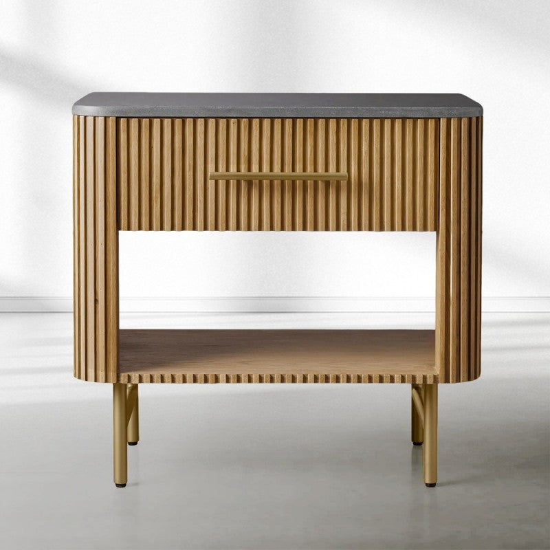 Finnley Open Nightstand - King Lamps