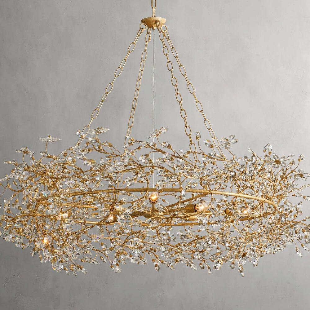 Fiore Crown Chandelier - King Lamps