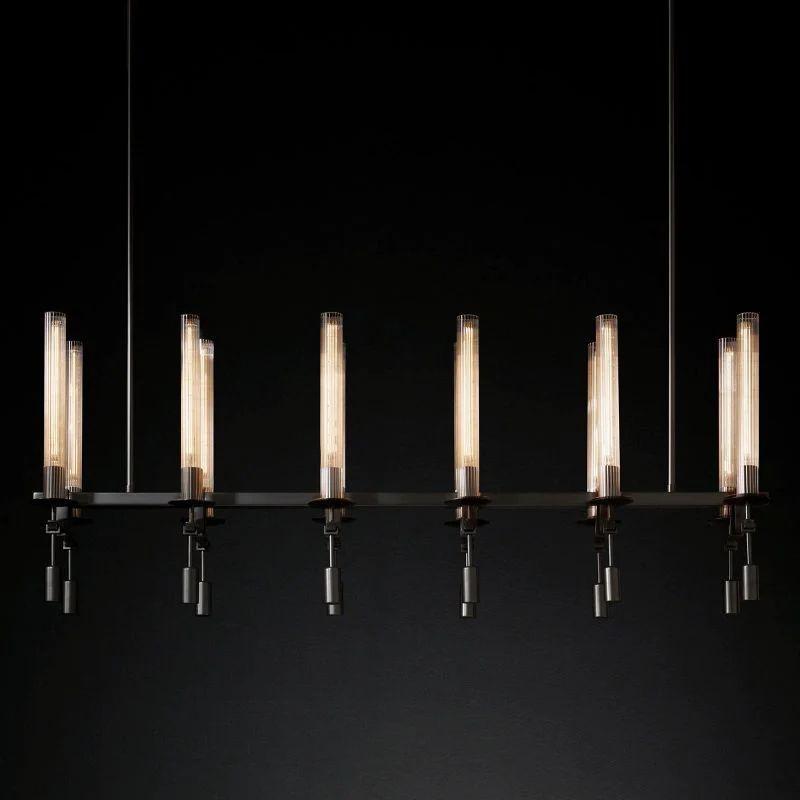 Fonate Linear Chandelier 54" - King Lamps