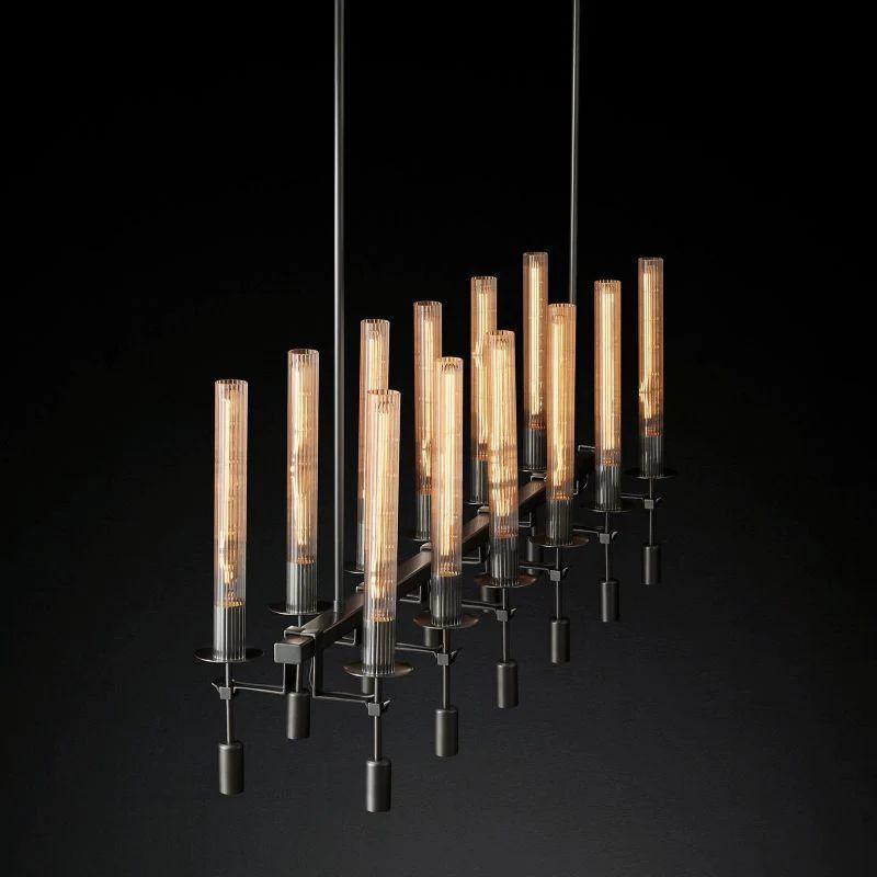 Fonate Linear Chandelier 54" - King Lamps