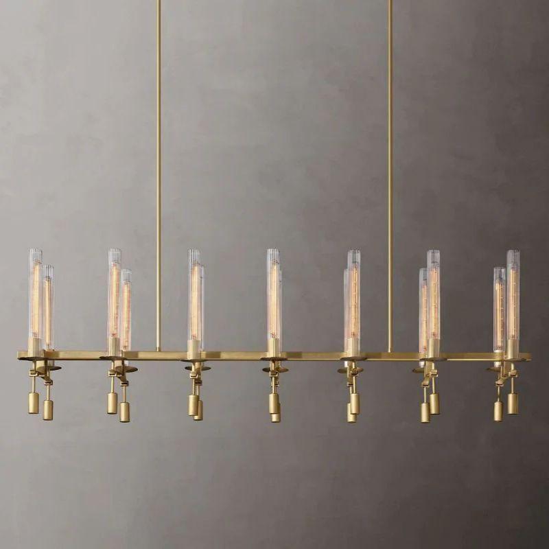 Fonate Linear Chandelier 66" - King Lamps