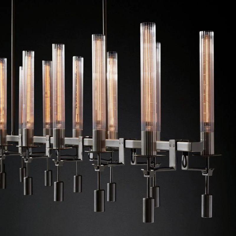 Fonate Linear Chandelier 66" - King Lamps