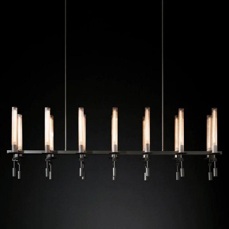 Fonate Linear Chandelier 66" - King Lamps