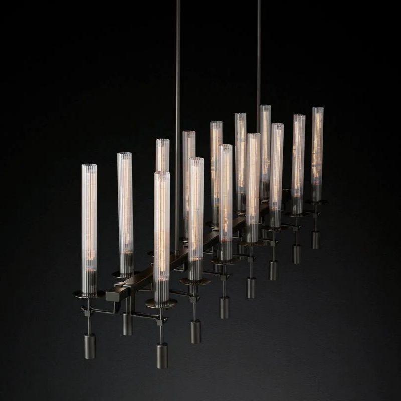Fonate Linear Chandelier 66" - King Lamps