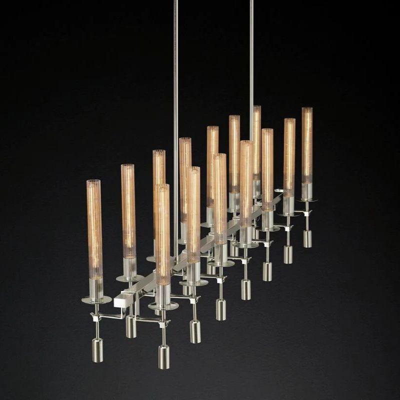 Fonate Linear Chandelier 66" - King Lamps
