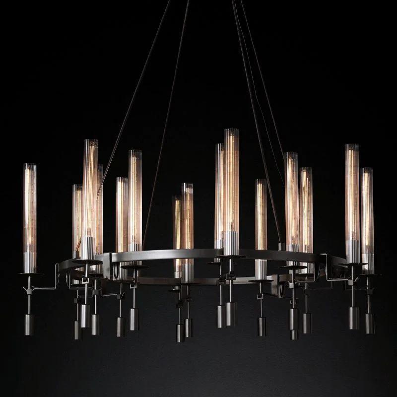 Fonate Round Chandelier 46" - King Lamps
