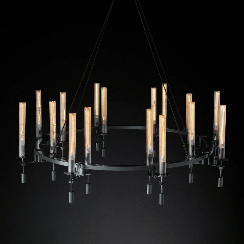 Fonate Round Chandelier 58" - King Lamps