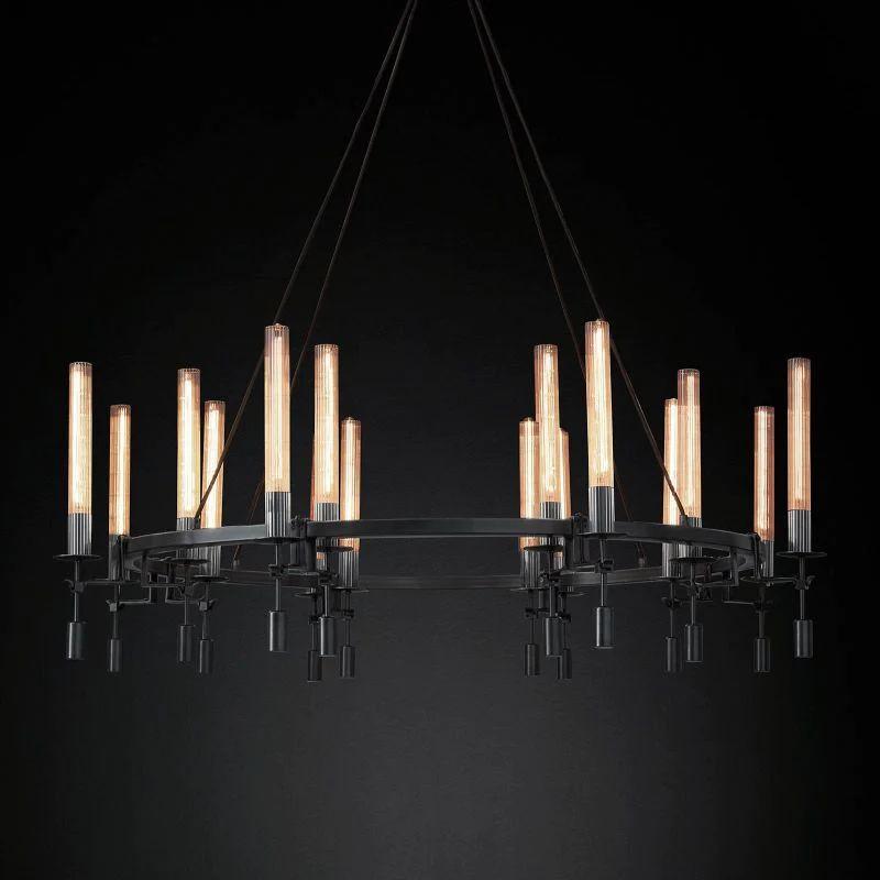 Fonate Round Chandelier 58" - King Lamps