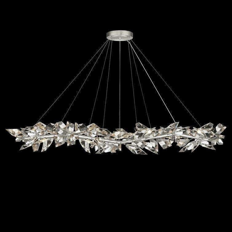 Addison 71" Round Crystal Chandelier - King Lamps