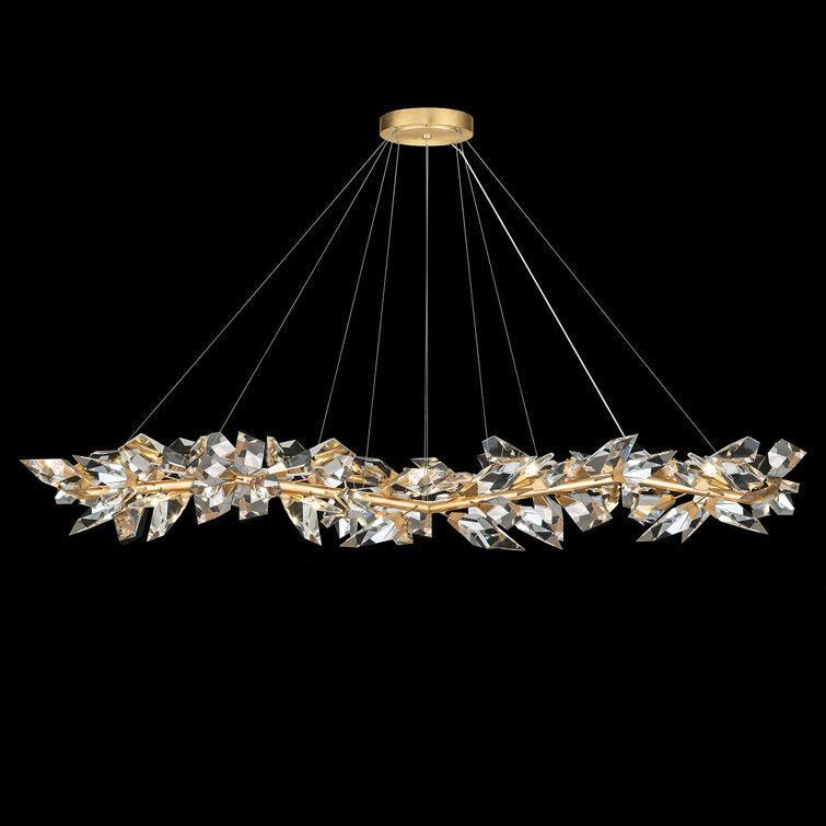 Addison 71" Round Crystal Chandelier - King Lamps