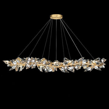 Addison 71" Round Crystal Chandelier - King Lamps