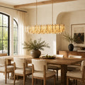 Neve Linear Murano Glass Chandelier