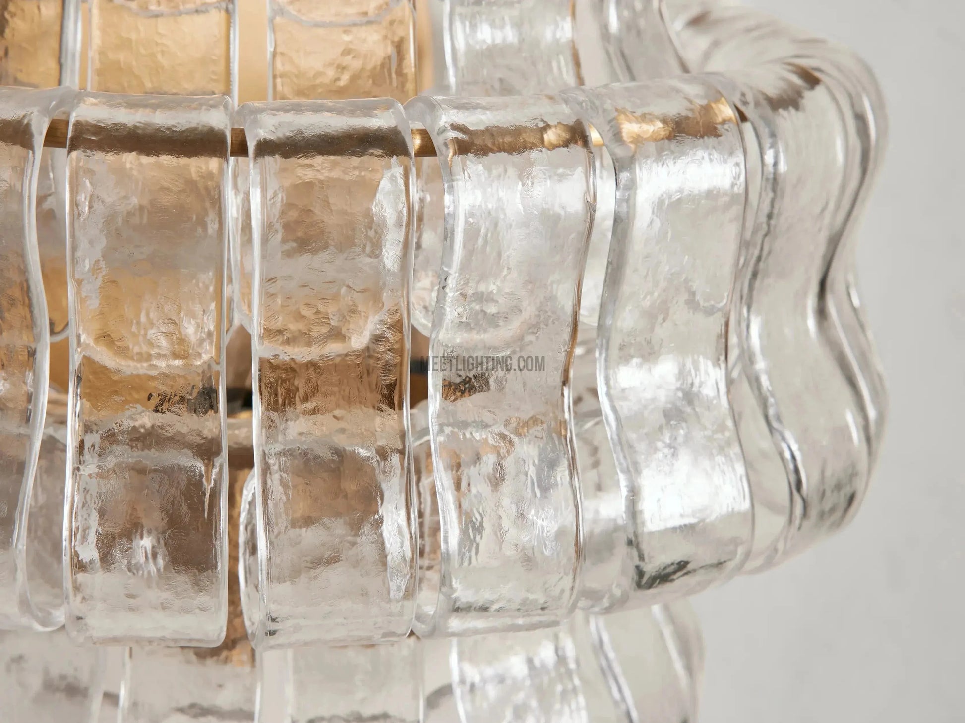 Ghiaccio Art Glass Wall Sconce - King Lamps
