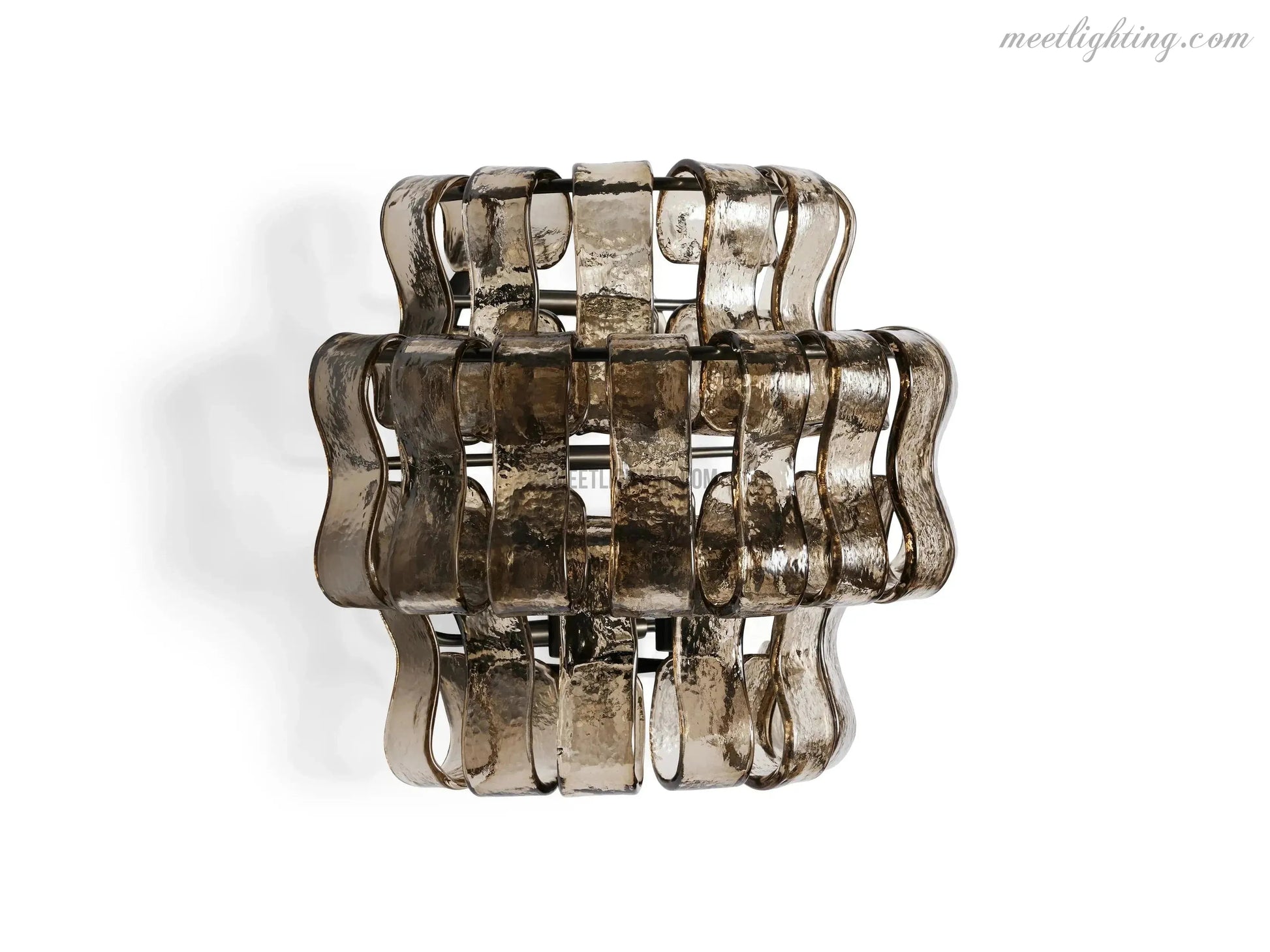 Ghiaccio Art Glass Wall Sconce - King Lamps